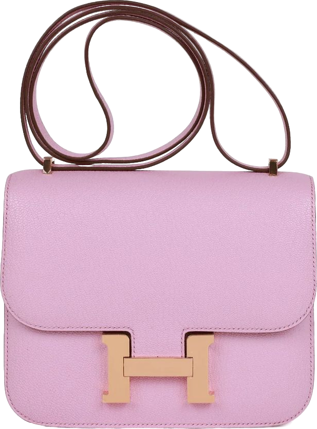 Hermes Constance 18 Mauve Sylvestre Chevre Rose Gold Hardware Hermes Constance 18 Mauve Sylvestre Chevre Rose Gold Hardware