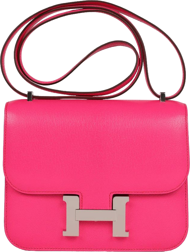 Hermes Constance 18 Rose Pop Chevre Chamkila Palladium Hardware