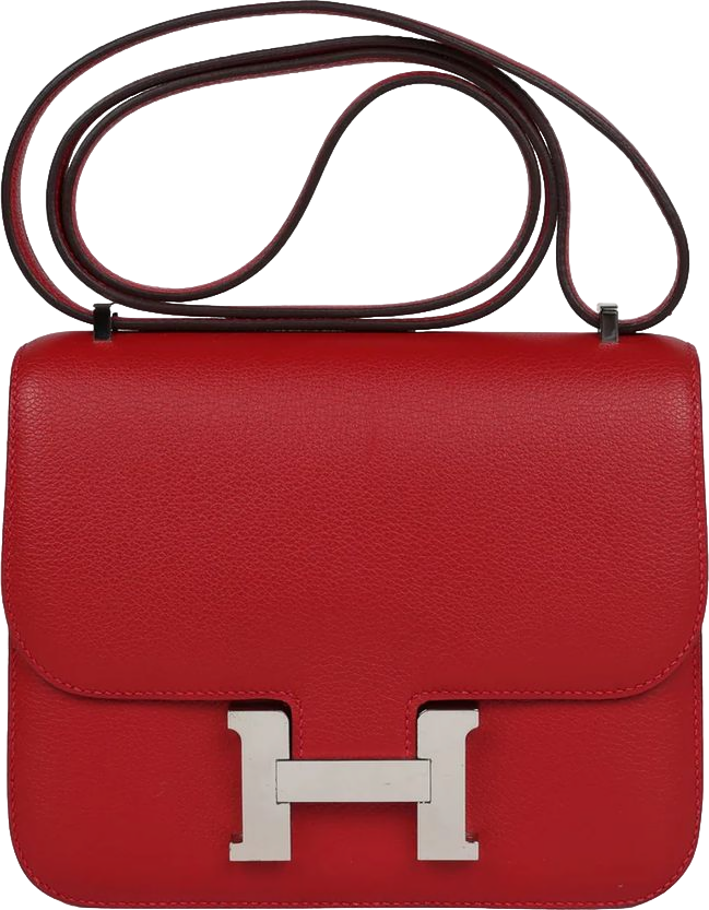 Hermes Constance 18 Rouge Casaque Evercolor Palladium Hardware Hermes Constance 18 Rouge Casaque Evercolor Palladium Hardware