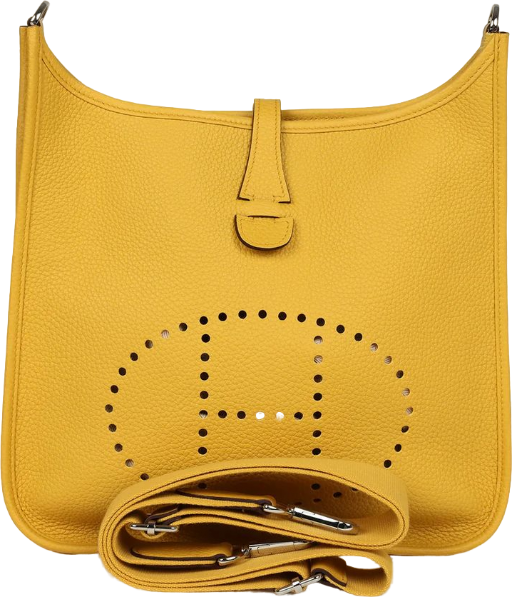 Hermes Evelyne III PM Sun Clemence Palladium Hardware