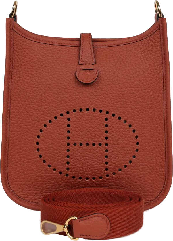 Hermes Evelyne TPM Cuivre Clemence Gold Hardware Hermes Evelyne TPM Cuivre Clemence Gold Hardware