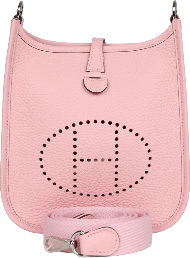 Hermes Evelyne TPM Rose Sakura Clemence Palladium Hardware Hermes Evelyne TPM Rose Sakura Clemence Palladium Hardware