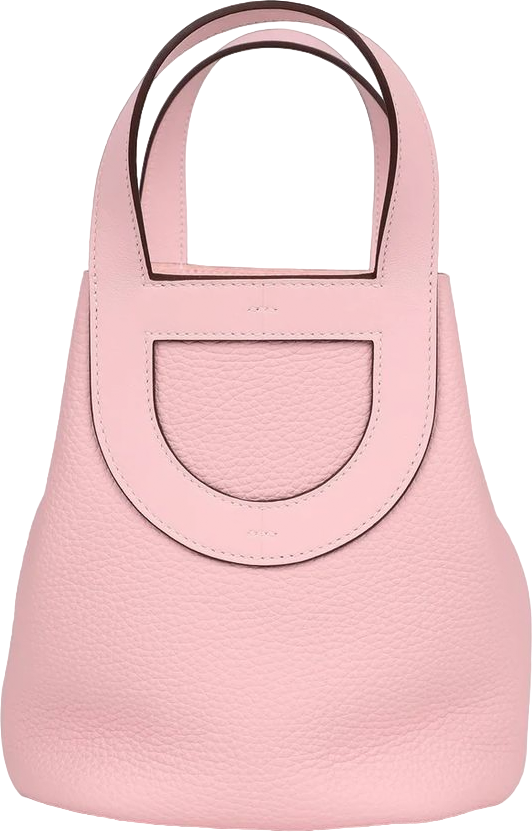 Hermes In-The-Loop 18 Rose Sakura Clemence and Swift Palladium Hardware Hermes In-The-Loop 18 Rose Sakura Clemence and Swift Palladium Hardware