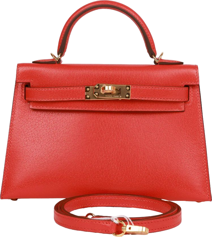 Hermes Kelly 20 Capucine Chevre Gold Hardware Hermes Kelly 20 Capucine Chevre Gold Hardware
