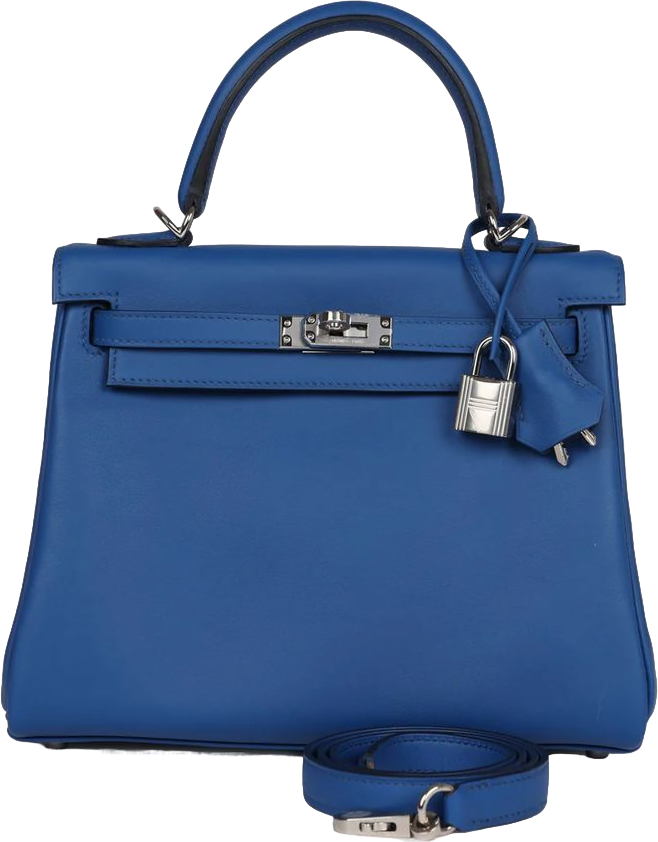 Hermes Kelly Retourne 25 Bleu France Swift Palladium Hardware Hermes Kelly Retourne 25 Bleu France Swift Palladium Hardware