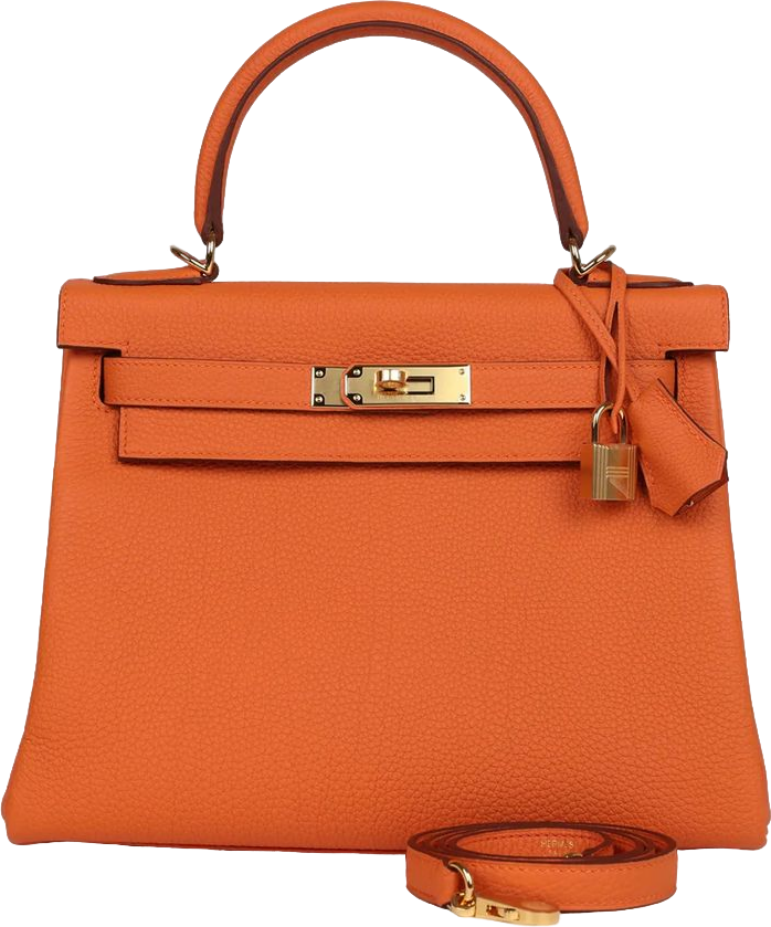 Hermes Kelly Retourne 28 Orange Togo Gold Hardware Hermes Kelly Retourne 28 Orange Togo Gold Hardware