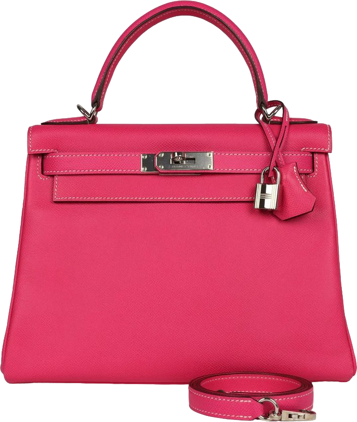 Hermes Kelly Retourne 28 Rose Tyrien Candy Epsom Palladium Hardware Hermes Kelly Retourne 28 Rose Tyrien Candy Epsom Palladium Hardware