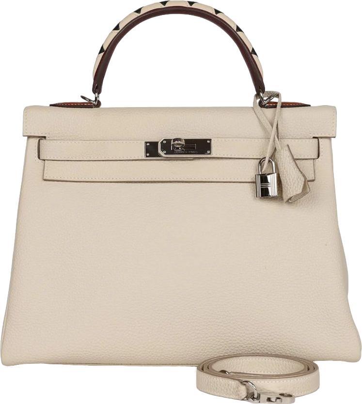Hermes Kelly Retourne 32 Craie Au Gallop Togo Palladium Hardware Hermes Kelly Retourne 32 Craie Au Gallop Togo Palladium Hardware