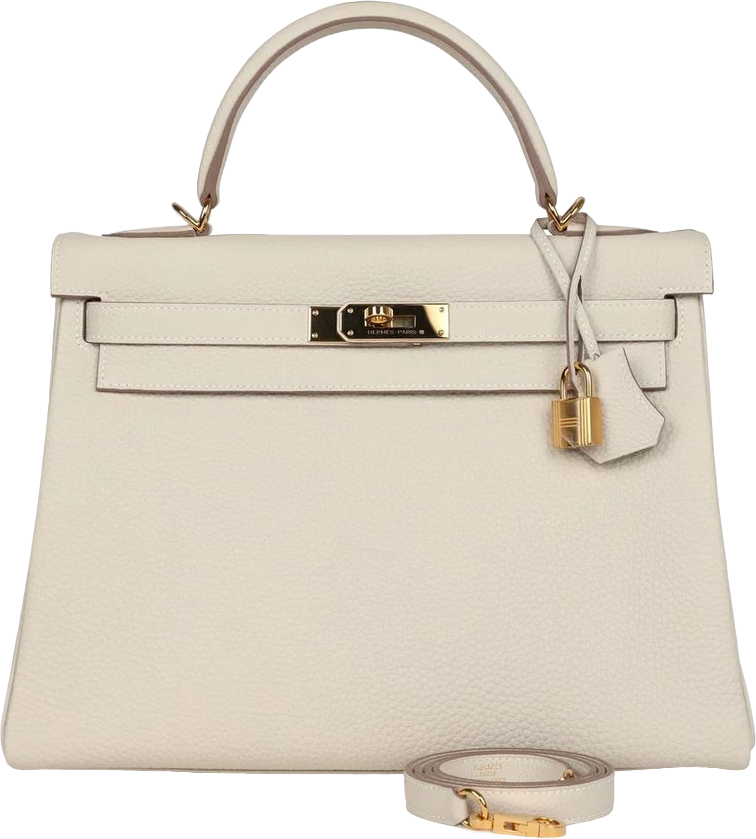 Hermes Kelly Retourne 32 Craie Togo Gold Hardware Hermes Kelly Retourne 32 Craie Togo Gold Hardware