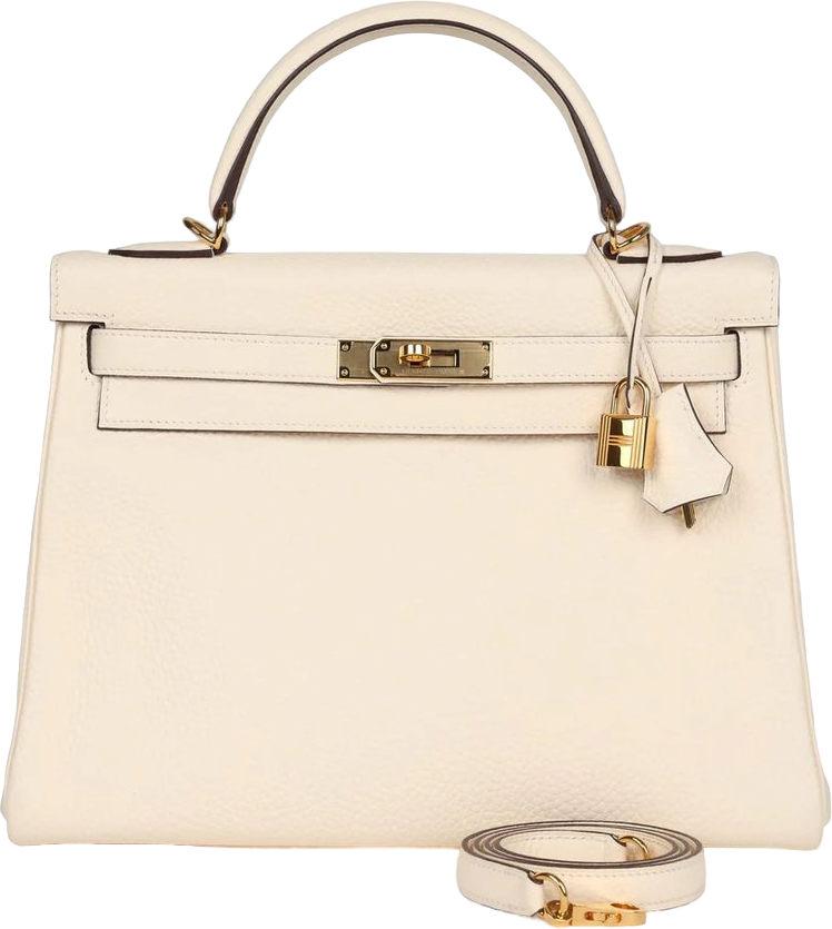Hermes Kelly Retourne 32 Nata Clemence Gold Hardware
