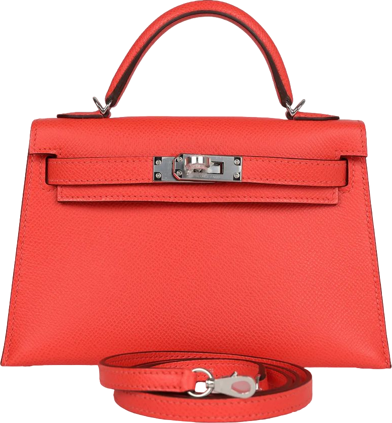 Hermes Kelly Sellier 20 Orange Field Epsom Palladium Hardware Hermes Kelly Sellier 20 Orange Field Epsom Palladium Hardware