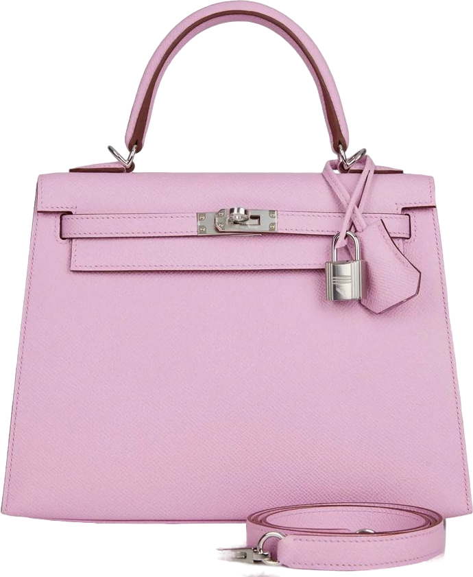 Hermes Kelly Sellier 25 Mauve Sylvestre Epsom Palladium Hardware Hermes Kelly Sellier 25 Mauve Sylvestre Epsom Palladium Hardware