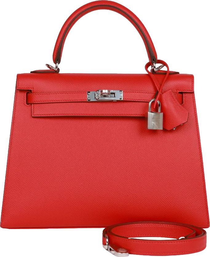Hermes Kelly Sellier 25 Rouge de Coeur Verso Epsom Palladium Hardware Hermes Kelly Sellier 25 Rouge de Coeur Verso Epsom Palladium Hardware