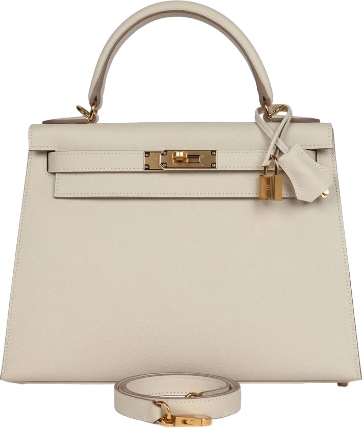 Hermes Kelly Sellier 28 Craie Epsom Gold Hardware Hermes Kelly Sellier 28 Craie Epsom Gold Hardware