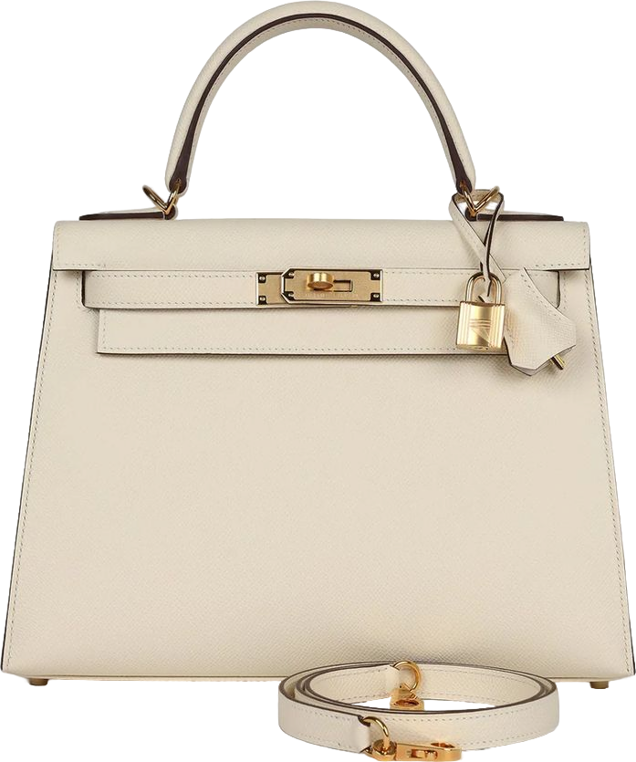 Hermes Kelly Sellier 28 Nata Epsom Gold Hardware