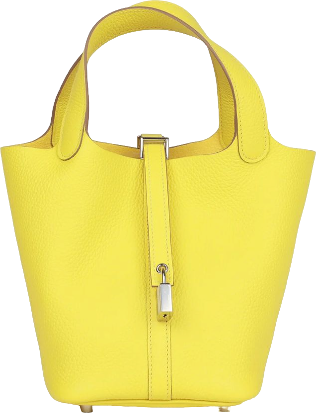 Hermes Picotin Lock 18 Lime Clemence Palladium Hardware Hermes Picotin Lock 18 Lime Clemence Palladium Hardware