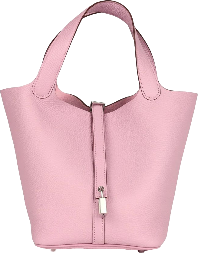Hermes Picotin Lock 22 Mauve Sylvestre Clemence Palladium Hardware Hermes Picotin Lock 22 Mauve Sylvestre Clemence Palladium Hardware