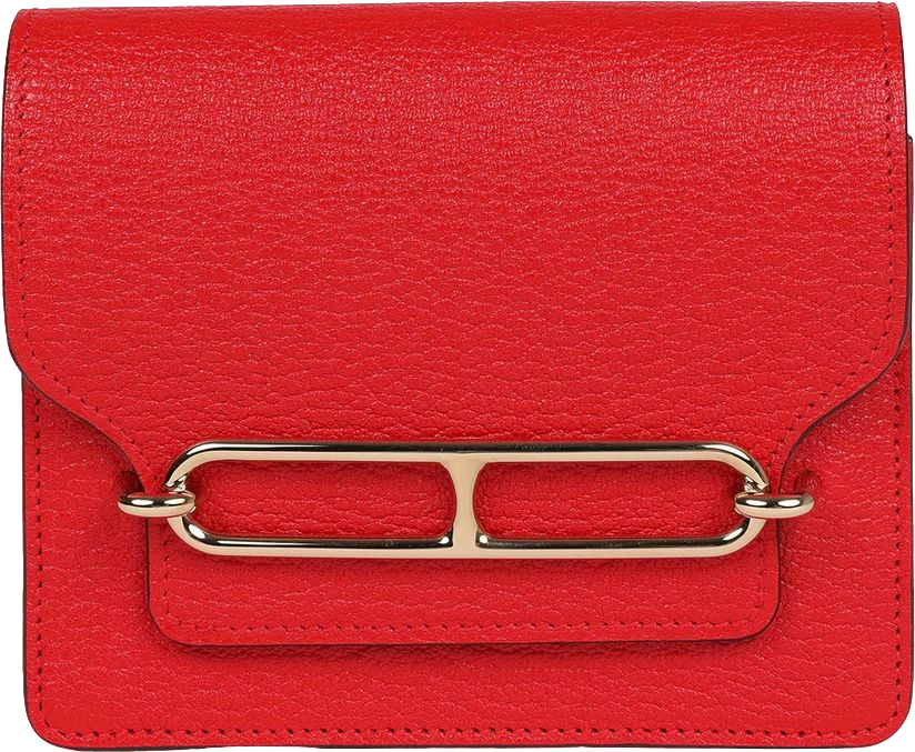 Hermes Roulis Slim Wallet Rouge de Coeur Chevre Gold Hardware Hermes Roulis Slim Wallet Rouge de Coeur Chevre Gold Hardware
