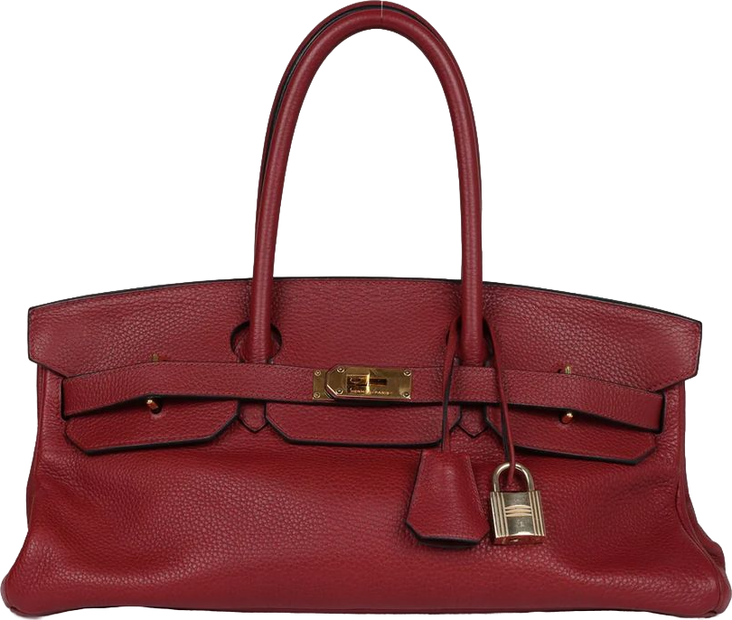 Hermes Shoulder Birkin 42 JPG Rouge H Clemence Gold Hardware Hermes Shoulder Birkin 42 JPG Rouge H Clemence Gold Hardware
