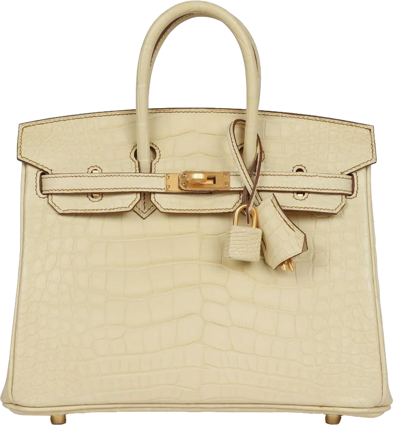 Hermes Special Order (HSS) Birkin 25 Vanille Matte Alligator Brushed Gold Hardware Hermes Special Order (HSS) Birkin 25 Vanille Matte Alligator Brushed Gold Hardware