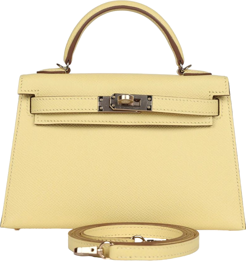 Hermes Special Order (HSS) Kelly Sellier 20 Jaune Poussin Verso Epsom Permabrass Hardware Hermes Special Order (HSS) Kelly Sellier 20 Jaune Poussin Verso Epsom Permabrass Hardware