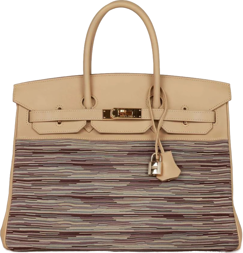 Vintage Hermes Birkin 35 Vibrato Parchemin Box Gold Hardware Vintage Hermes Birkin 35 Vibrato Parchemin Box Gold Hardware