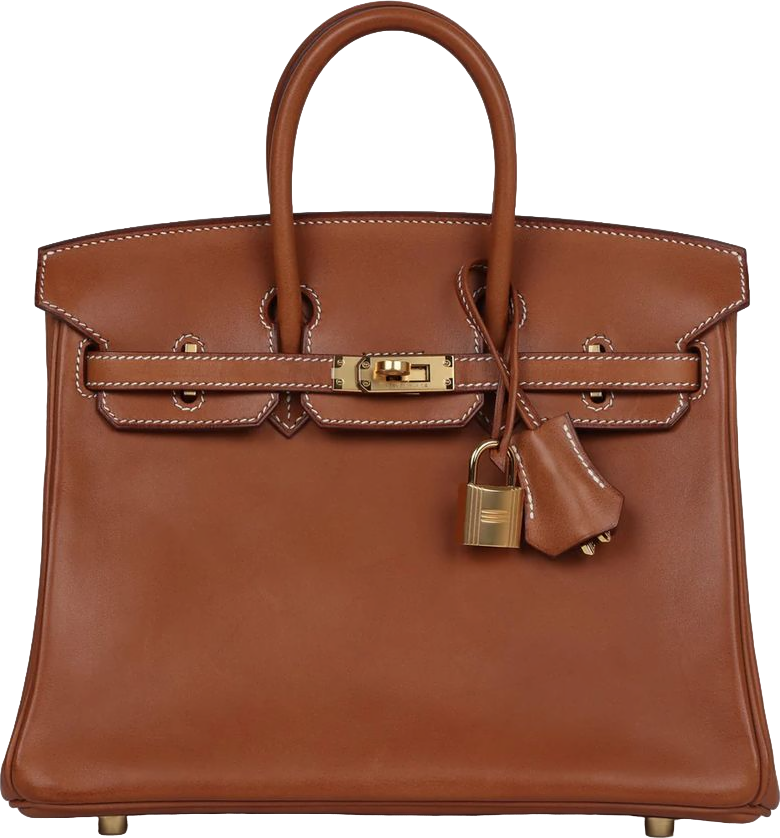 Hermes Birkin 25 Fauve Barenia Gold Hardware