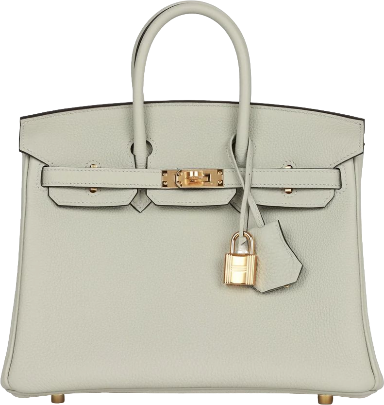 Hermes Birkin 25 Gris Neve Togo Gold Hardware Hermes Birkin 25 Gris Neve Togo Gold Hardware