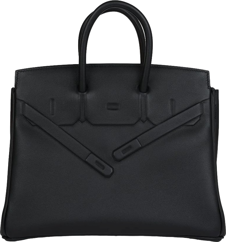 Hermes Birkin 25 Shadow Black Swift Palladium Hardware Hermes Birkin 25 Shadow Black Swift Palladium Hardware