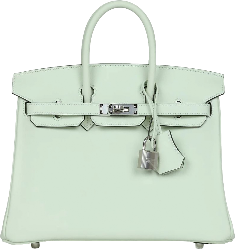 Hermes Birkin 25 Vert Fizz Swift Palladium Hardware