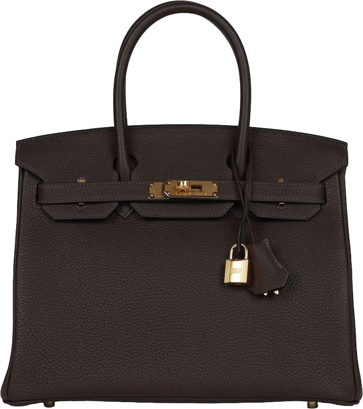Hermes Birkin 30 Ebene Togo Gold Hardware Hermes Birkin 30 Ebene Togo Gold Hardware