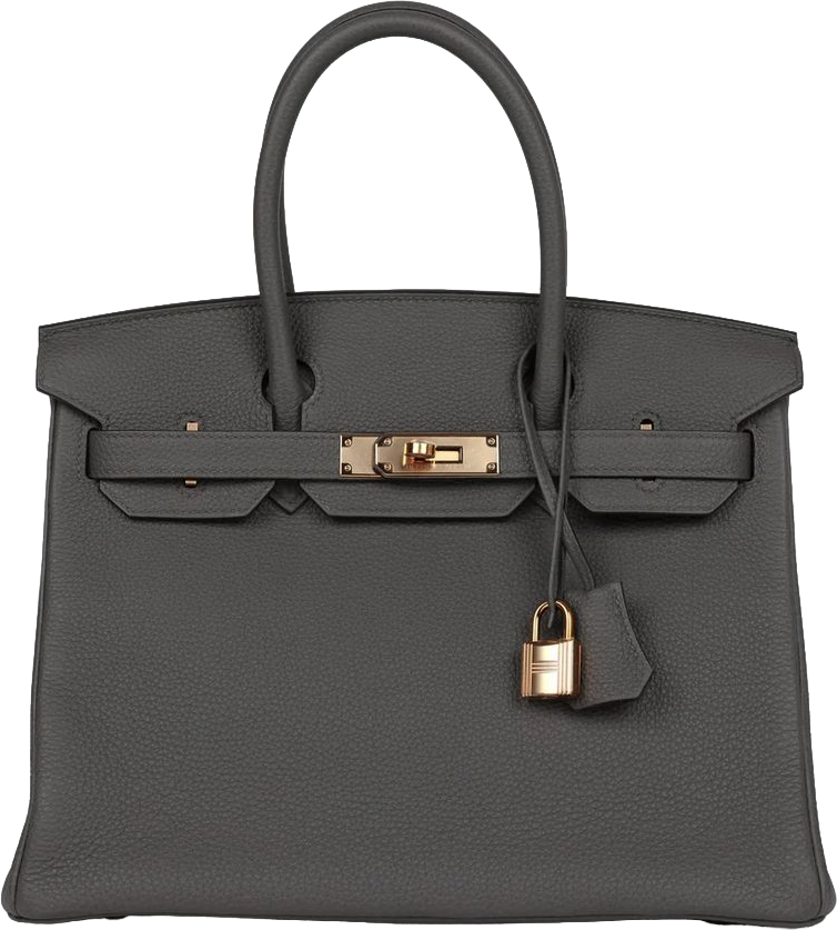 Hermes Birkin 30 Etain Togo Rose Gold Hardware