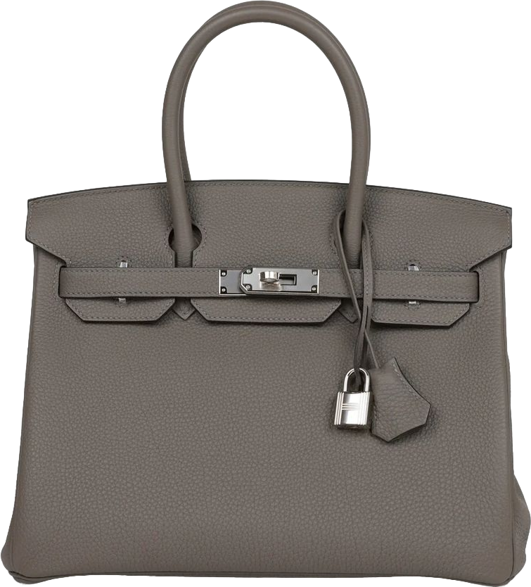 Hermes Birkin 30 Gris Meyer Togo Palladium Hardware