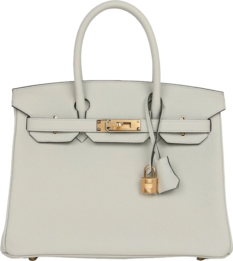 Hermes Birkin 30 Gris Neve Togo Gold Hardware Hermes Birkin 30 Gris Neve Togo Gold Hardware