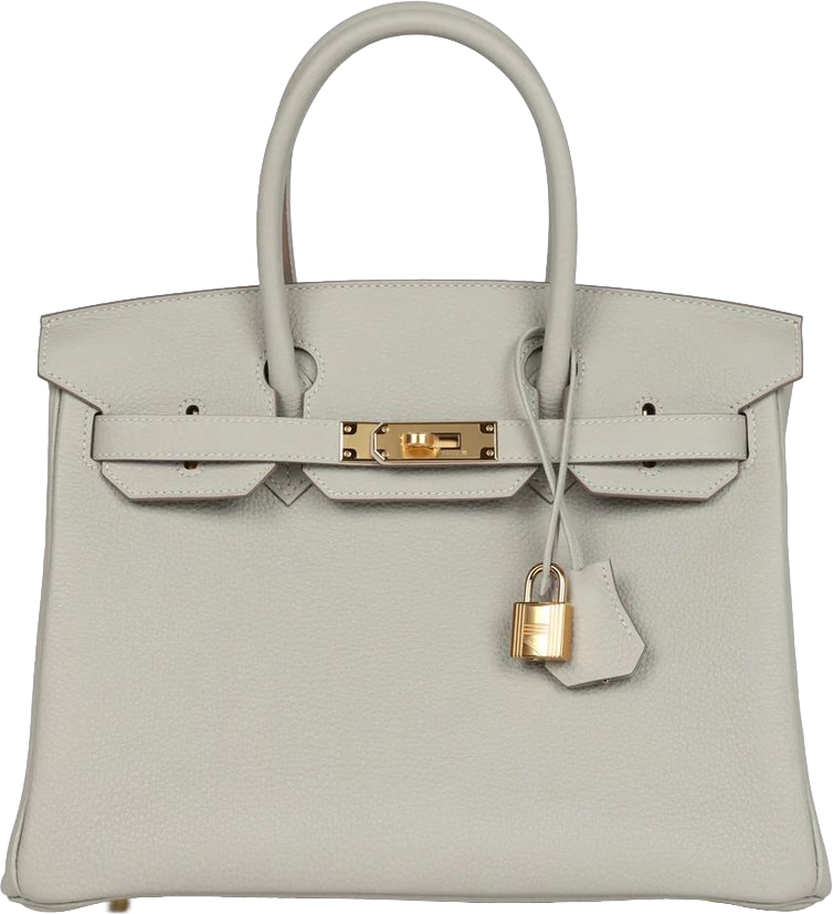 Hermes Birkin 30 Gris Perle Togo Gold Hardware Hermes Birkin 30 Gris Perle Togo Gold Hardware