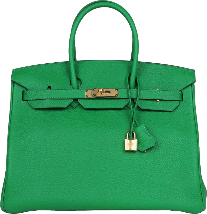 Hermes Birkin 35 Bambou Clemence Gold Hardware