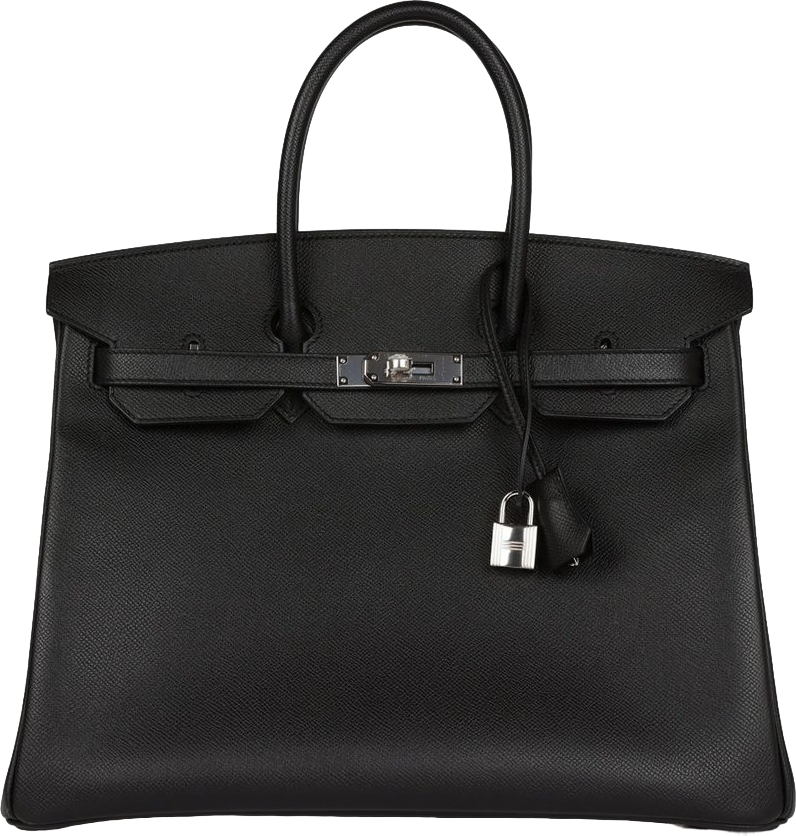 Hermes Birkin 35 Black Epsom Palladium Hardware Hermes Birkin 35 Black Epsom Palladium Hardware