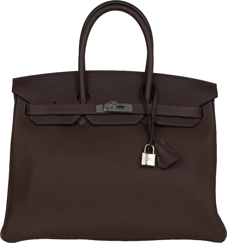 Hermes Birkin 35 Chocolate Togo Palladium Hardware Hermes Birkin 35 Chocolate Togo Palladium Hardware