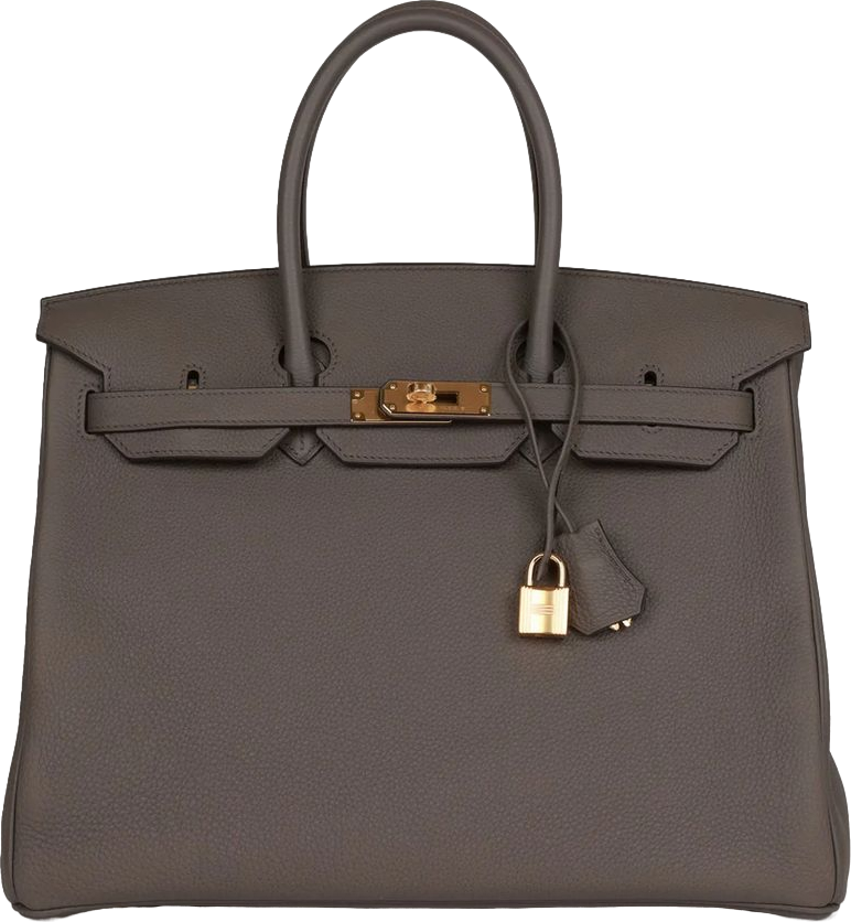 Hermes Birkin 35 Etain Togo Gold Hardware Hermes Birkin 35 Etain Togo Gold Hardware