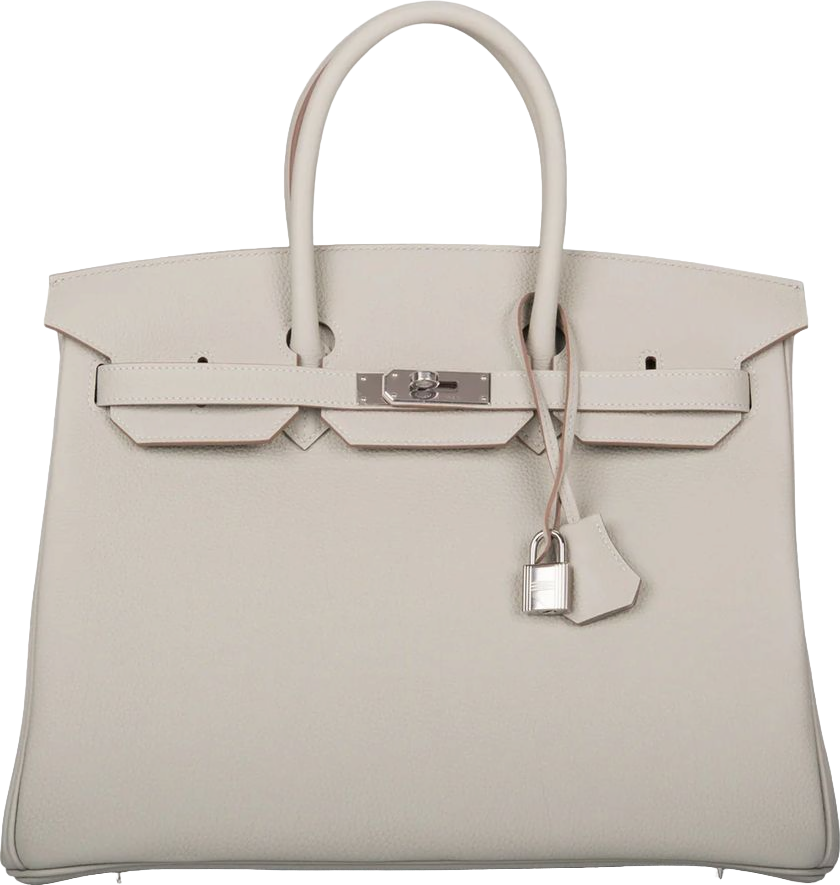 Hermes Birkin 35 Gris Perle Togo Palladium Hardware