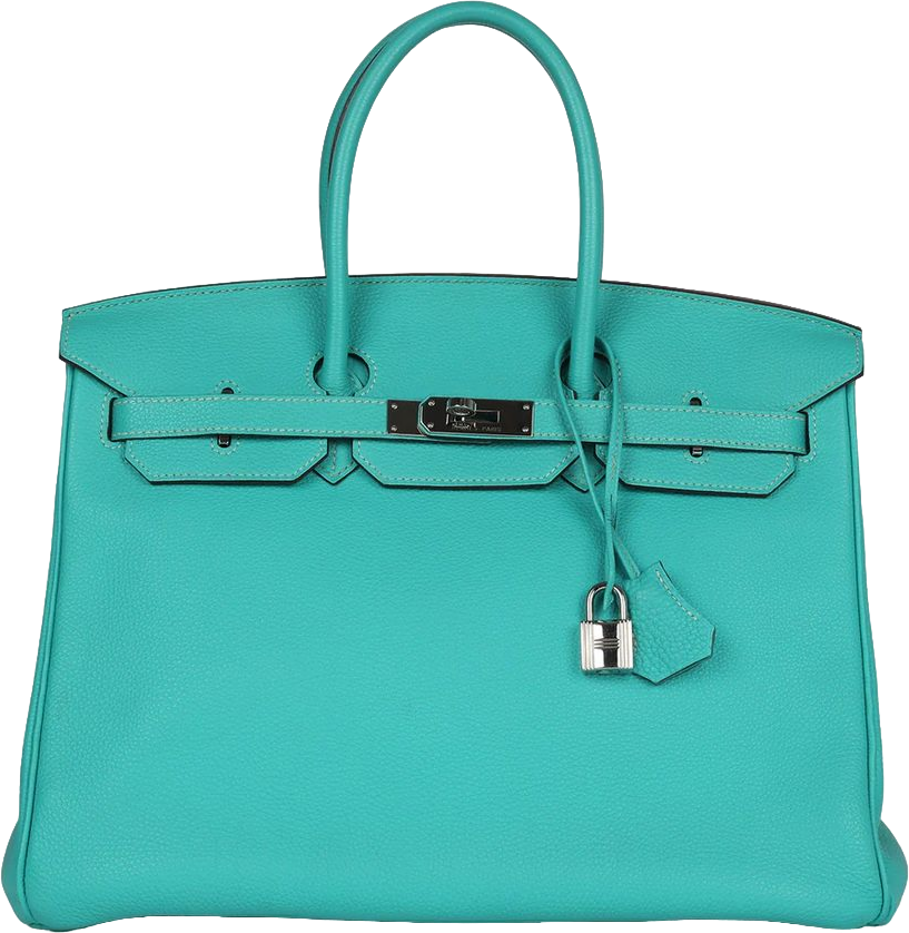 Hermes Birkin 35 Lagoon Togo Palladium Hardware Hermes Birkin 35 Lagoon Togo Palladium Hardware
