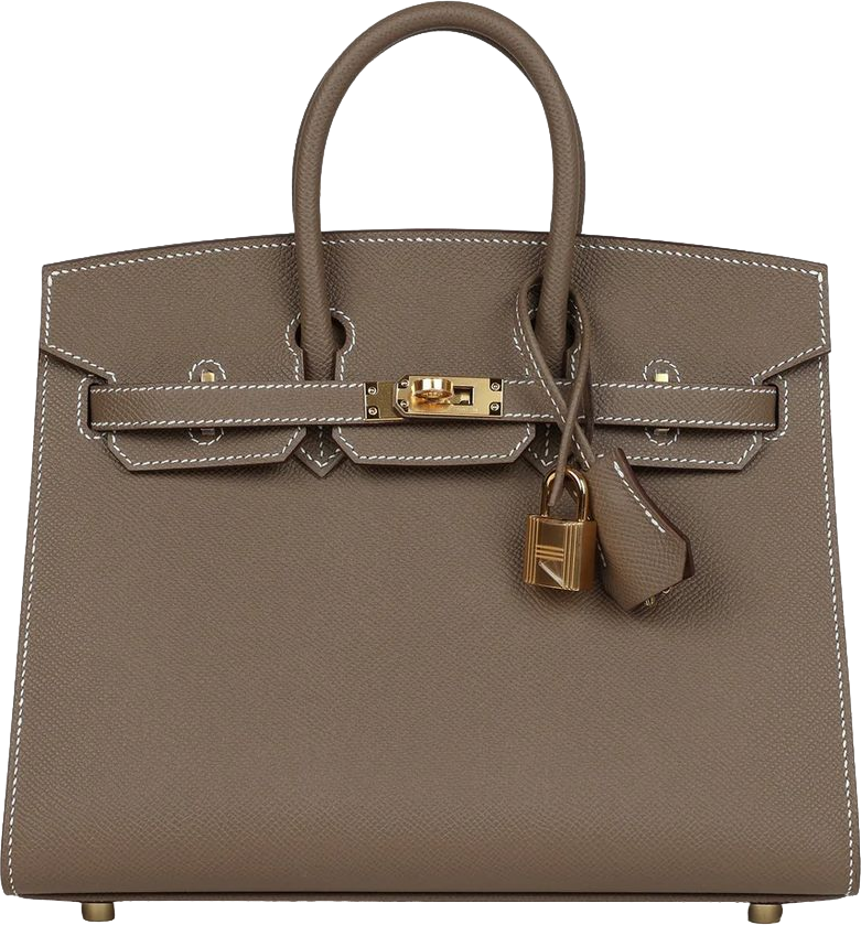 Hermes Birkin Sellier 25 Etoupe Epsom Gold Hardware Hermes Birkin Sellier 25 Etoupe Epsom Gold Hardware