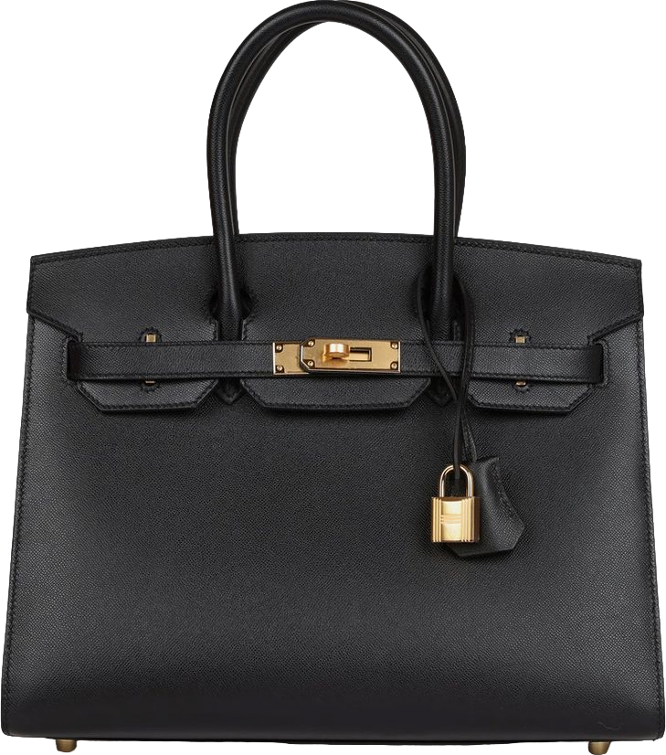 Hermes Birkin Sellier 30 Black Veau Madame Gold Hardware Hermes Birkin Sellier 30 Black Veau Madame Gold Hardware