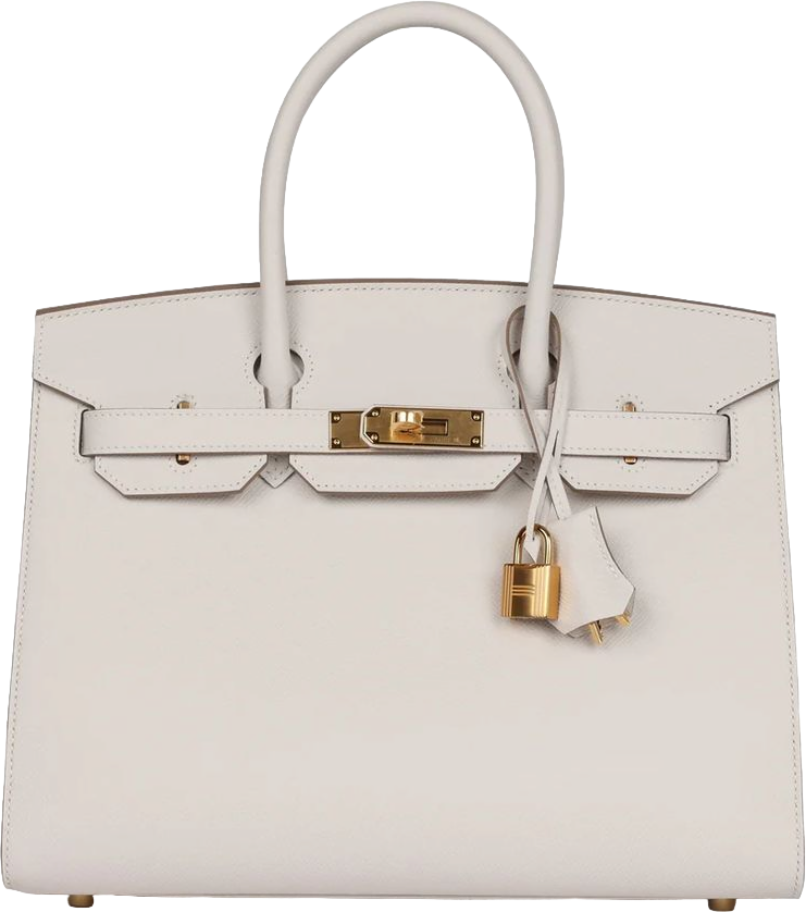 Hermes Birkin Sellier 30 Gris Pale Epsom Gold Hardware Hermes Birkin Sellier 30 Gris Pale Epsom Gold Hardware
