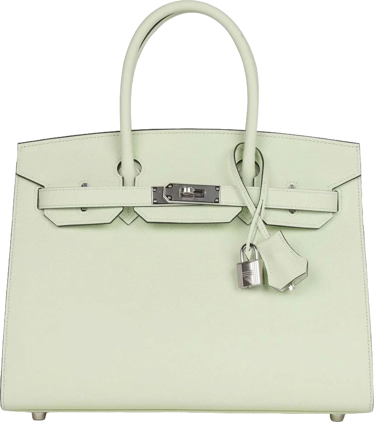 Hermes Birkin Sellier 30 Vert Fizz Epsom Palladium Hardware Hermes Birkin Sellier 30 Vert Fizz Epsom Palladium Hardware