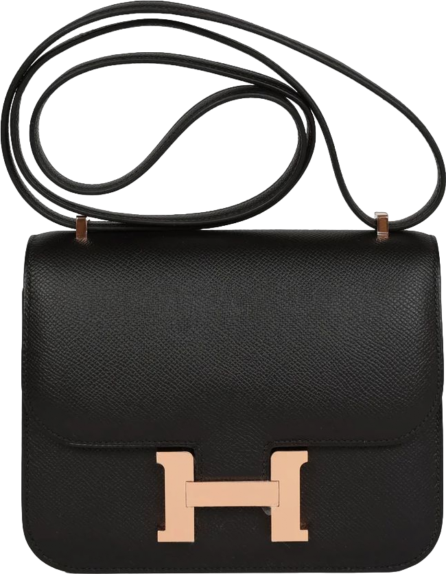Hermes Constance 18 Black Epsom Rose Gold Hardware Hermes Constance 18 Black Epsom Rose Gold Hardware