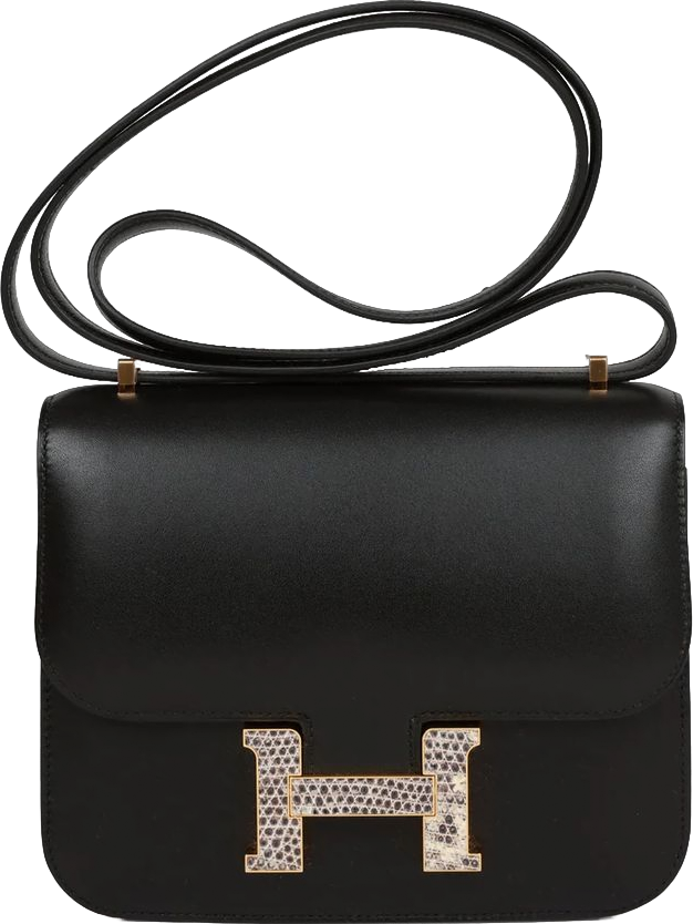 Hermes Constance 18 Black Tadelakt and Ombre Lizard Gold Hardware Hermes Constance 18 Black Tadelakt and Ombre Lizard Gold Hardware