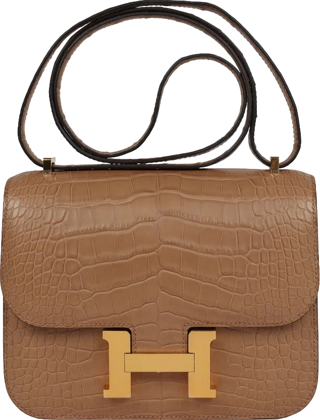 Hermes Constance 18 Chai Matte Alligator Gold Hardware