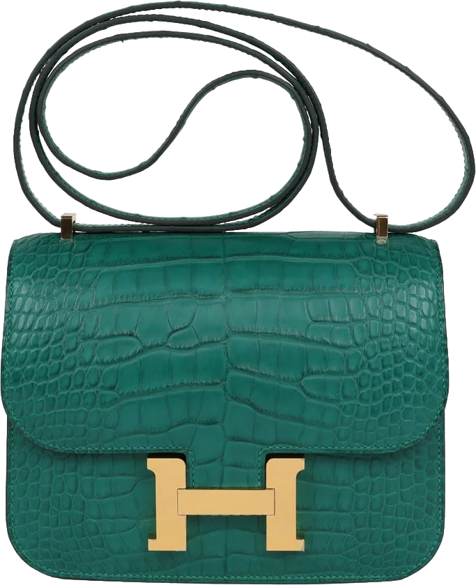 Hermes Constance 18 Malachite Matte Alligator Gold Hardware Hermes Constance 18 Malachite Matte Alligator Gold Hardware