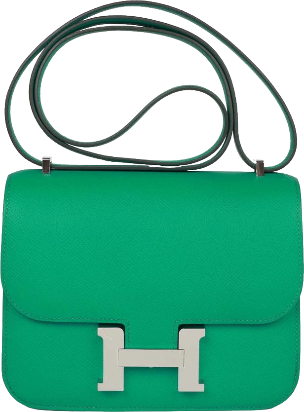 Hermes Constance 18 Vert Jade Epsom Palladium Hardware